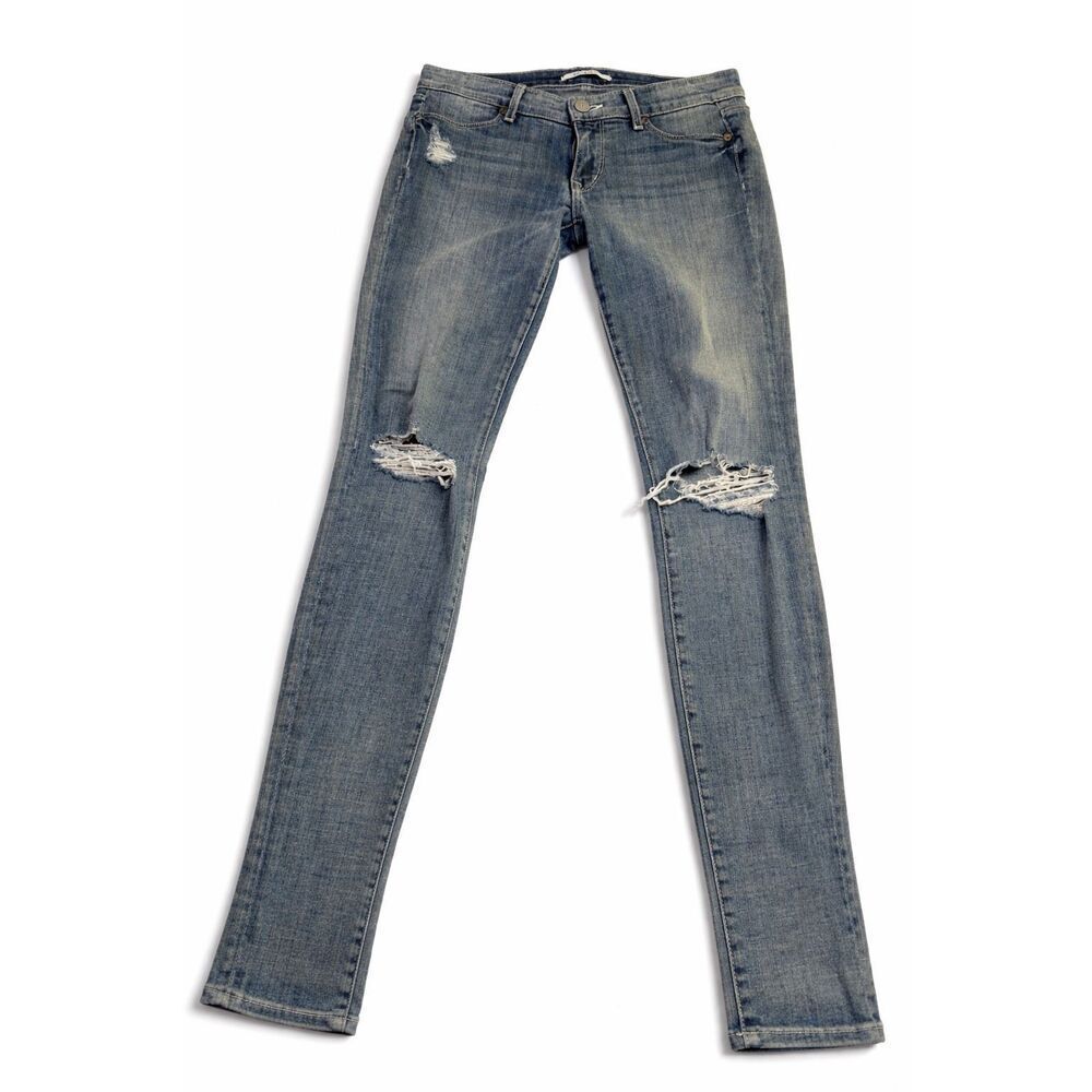 Rich & Skinny Destroyed Denim Jeans Size 27
